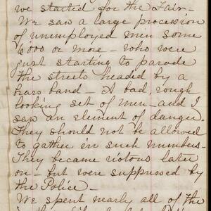 a page of handwritten text