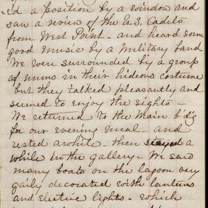 a page of handwritten text