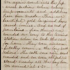 a page of handwritten text