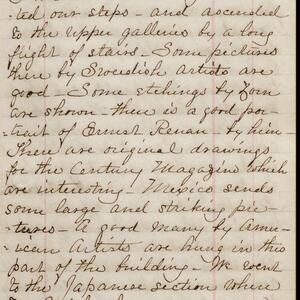 a page of handwritten text