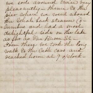 a page of handwritten text