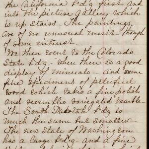 a page of handwritten text