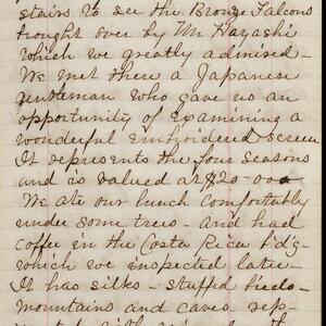 a page of handwritten text