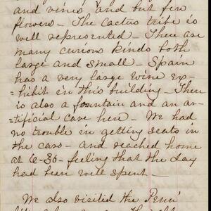 a page of handwritten text