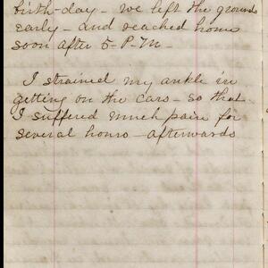a page of handwritten text
