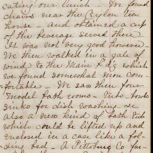 a page of handwritten text