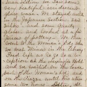 a page of handwritten text