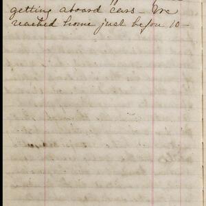 a page of handwritten text