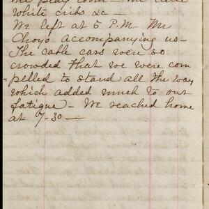 a page of handwritten text
