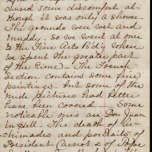 a page of handwritten text