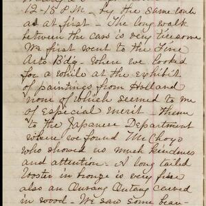 a page of handwritten text