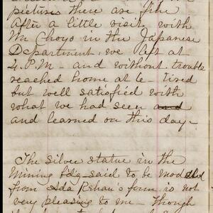 a page of handwritten text
