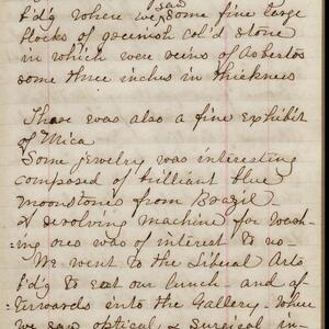 a page of handwritten text