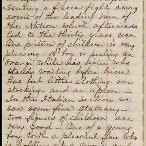 a page of handwritten text