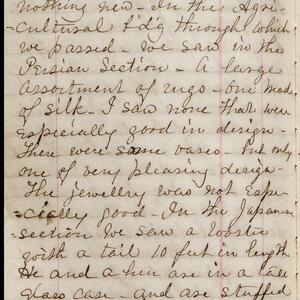 a page of handwritten text