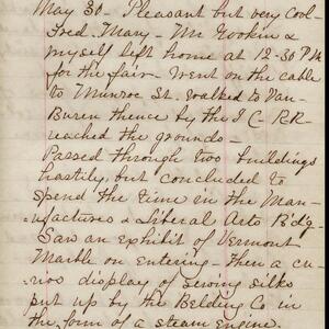 a page of handwritten text