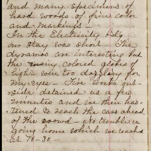 a page of handwritten text