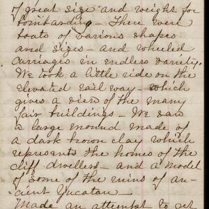 a page of handwritten text