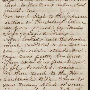a page of handwritten text