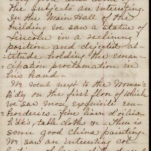 a page of handwritten text