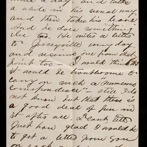 a page of handwritten text