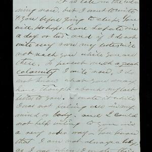 a page of handwritten text
