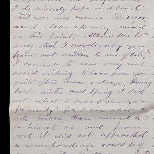 a page of handwritten text