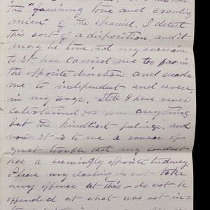 a page of handwritten text