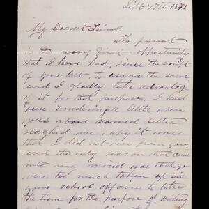 a page of handwritten text