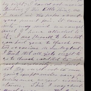 a page of handwritten text