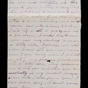 a page of handwritten text