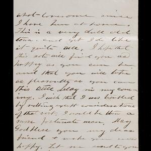 a page of handwritten text