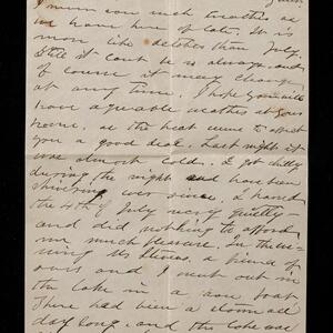 a page of handwritten text