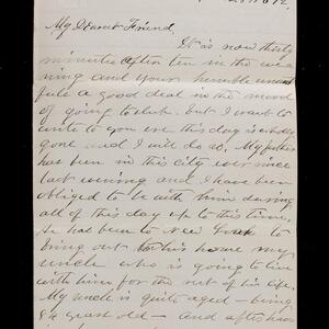 a page of handwritten text