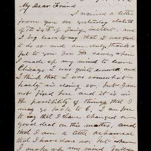 a page of handwritten text