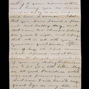 a page of handwritten text