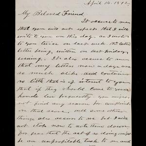 a page of handwritten text