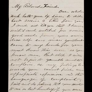 a page of handwritten text