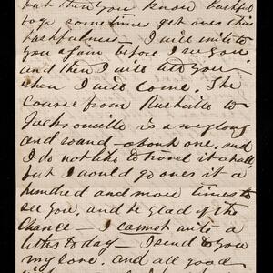 a page of handwritten text