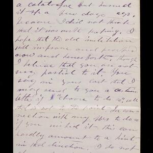 a page of handwritten text