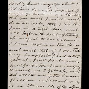 a page of handwritten text