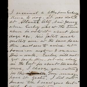 a page of handwritten text