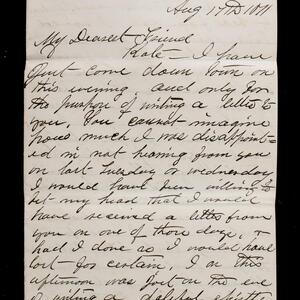a page of handwritten text