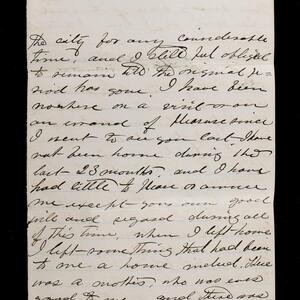 a page of handwritten text