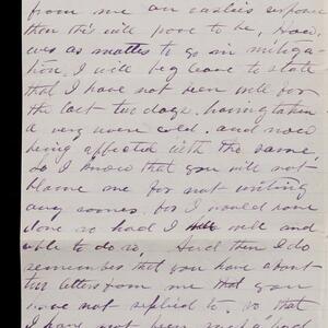 a page of handwritten text