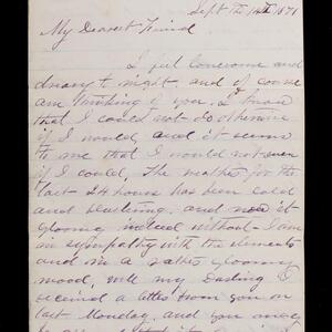 a page of handwritten text