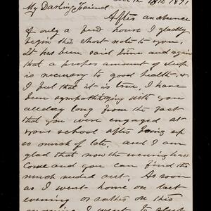 a page of handwritten text