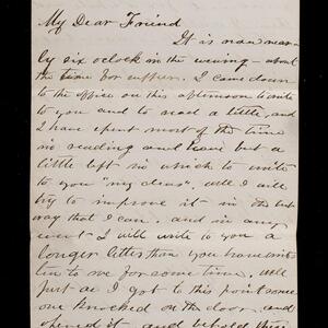 a page of handwritten text