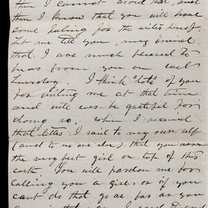 a page of handwritten text