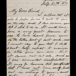 a page of handwritten text